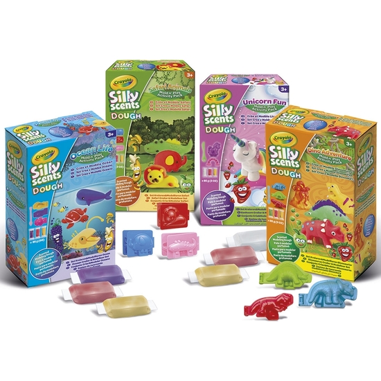 CRAYOLA MINI SET LOS OLOROSOS PASTA MODELAR PERFUMADA 3 MODELOS SURTIDOS image 0