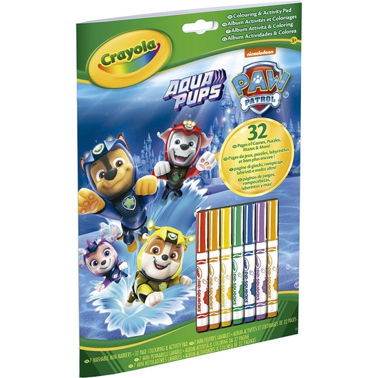 CRAYOLA LIBRO ACTIVIDADES PATRULLA CANINA CON ROTULADORES image 0