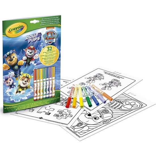 CRAYOLA LIBRO ACTIVIDADES PATRULLA CANINA CON ROTULADORES image 1