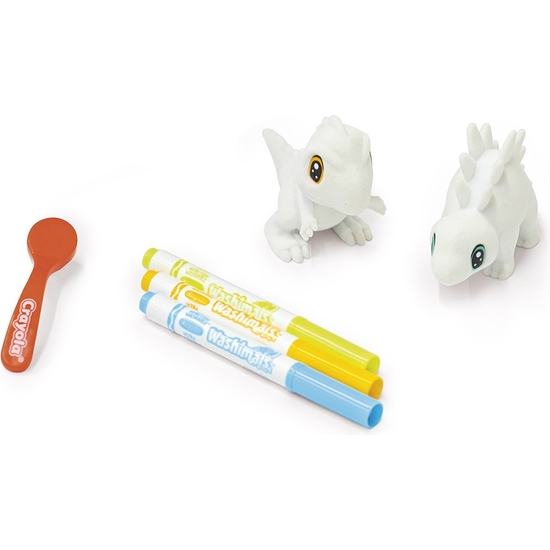 WASHIMALS PETS MINI SET DINOSAURIOS DECORABLE CRAYOLA image 1