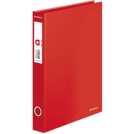 PACK 10 CARPETA ARCHIVADORA 2 ANILLAS 45MM A4 ROJO image 1