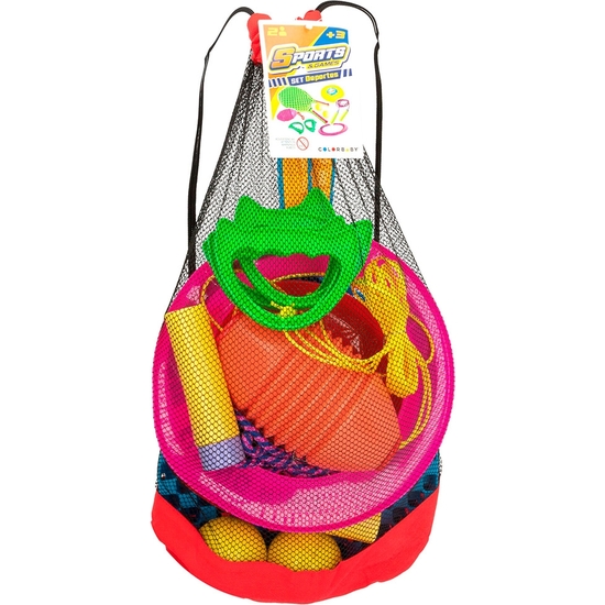 SET MULTIDEPORTE AIRE LIBRE 8 PIEZAS 24X15X44 CM image 0