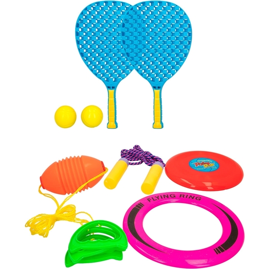 SET MULTIDEPORTE AIRE LIBRE 8 PIEZAS 24X15X44 CM image 1