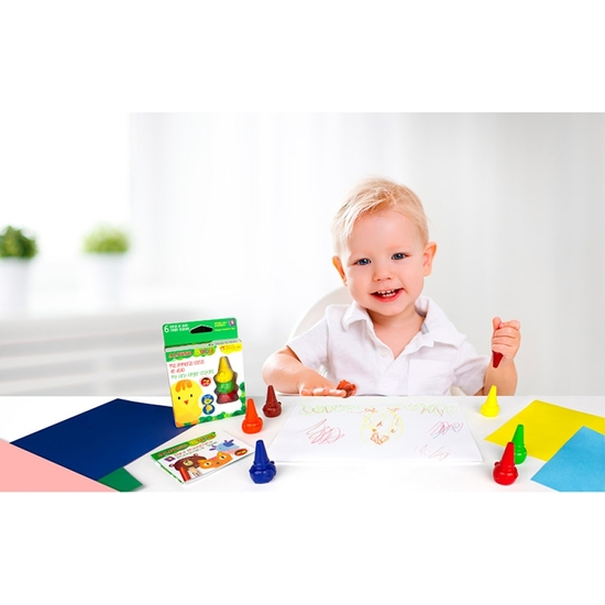 SET 6 MIS PRIMERAS CERAS DE DEDO ALPINO BABY image 2