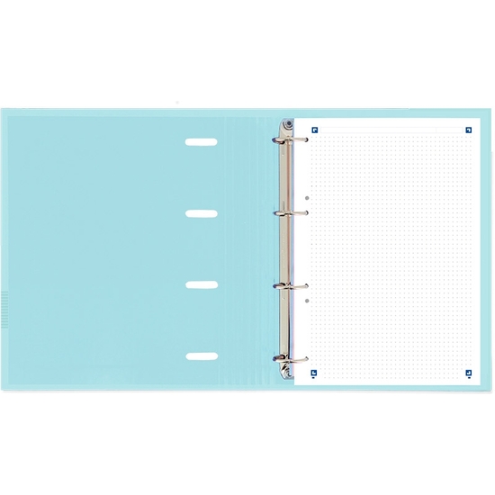 OXFORD CARPEBLOCK A5 POLIFOAM PLÁSTICO COLORES PASTEL DOTS image 1