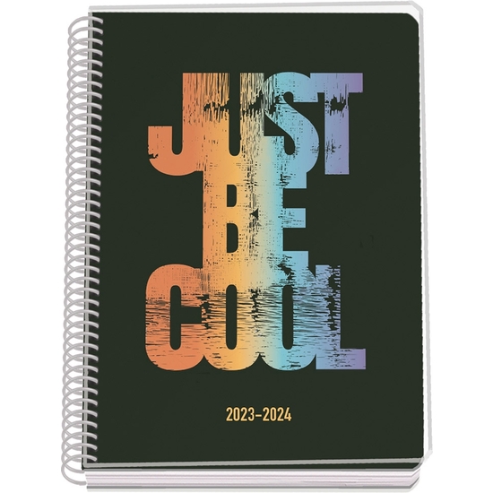 AGENDA ESCOLAR 2023-24 SEMANA VISTA BE COOL 145X210 TAPA PLÁSTICO image 0