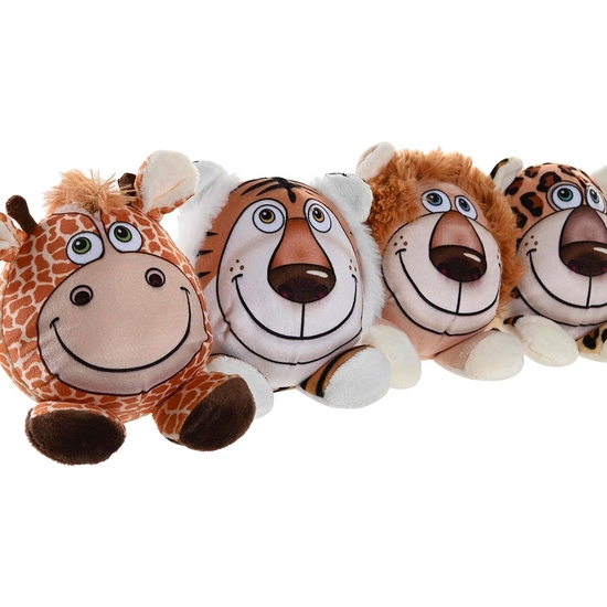 PELUCHE ANIMALES SELVA REDONDITOS 11X8 CM 4 MODELOS image 1