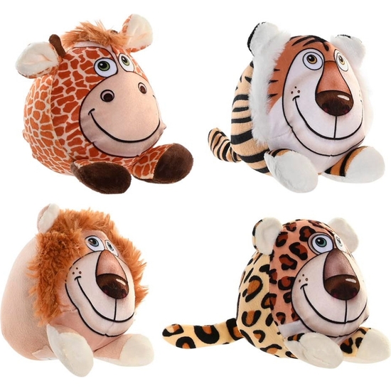 PELUCHE ANIMALES SELVA REDONDITOS 11X8 CM 4 MODELOS image 2