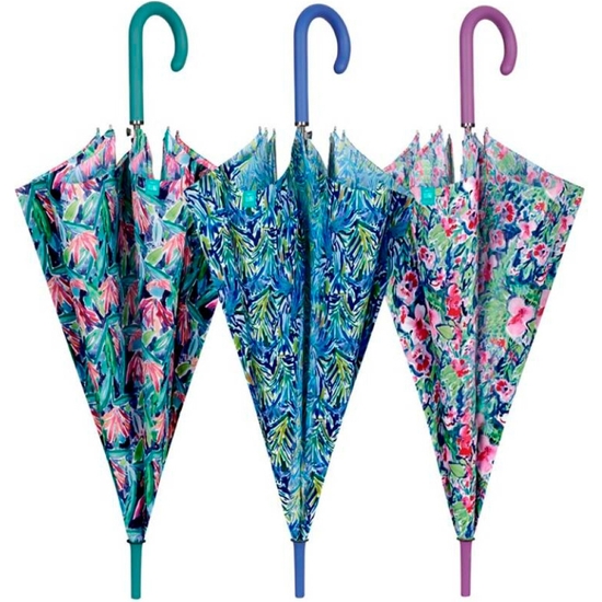 PARAGUAS AUTOMÁTICO PREMIUM FLORAL 102 CM 2 MODELOS image 1