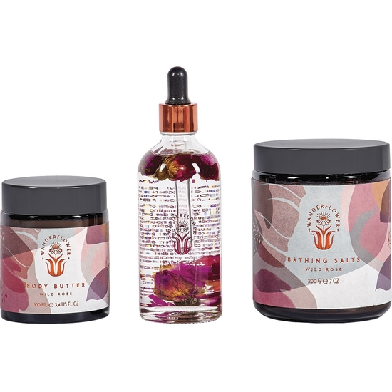 SET AROMATERAPIA BIENESTAR ROSA SALVAJE 3 PIEZAS image 1