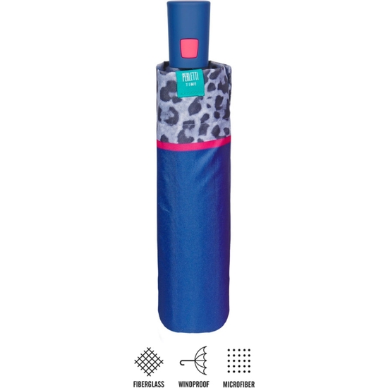 PARAGUAS PLEGABLE AUTOMÁTICO ANIMAL PRINT ANTIVIENTO 96 CM image 0