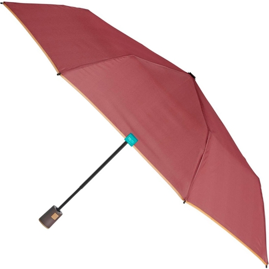 PARAGUAS PLEGABLE AUTOMÁTICO LISO RIBETE ANTIVIENTO 96 CM 3 COLORES image 3