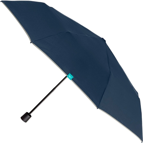 PARAGUAS PLEGABLE MANUAL LISO ANTIVIENTO 97 CM 3 COLORES image 2