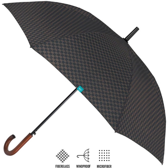 PARAGUAS AUTOMÁTICO GOLF ESTAMPADO ANTIVIENTO 116 CM 2 COLORES image 0