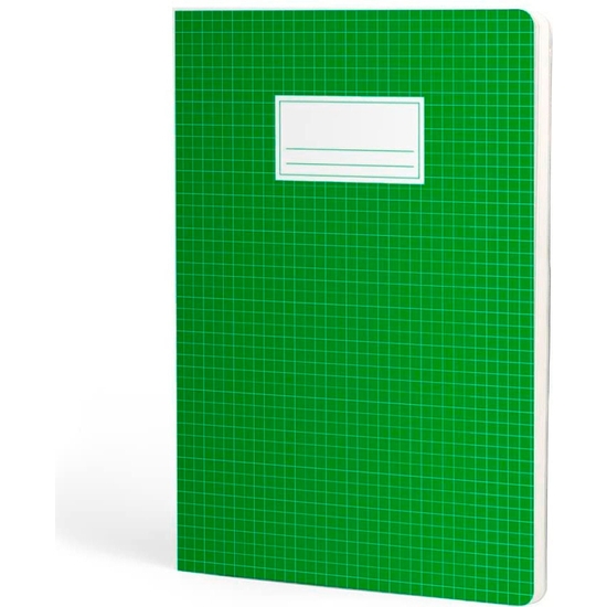 ESCOLOFI PACK 10 CUADERNOS GRAPADOS A4 50H 70 GR PAUTA 3,5 DOBLE MARGEN - VERDE image 1