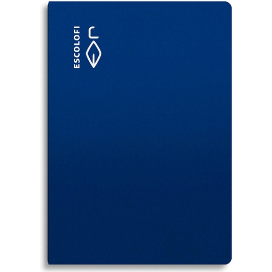 ESCOLOFI PACK 10 CUADERNOS GRAPADOS CUARTO 50H 70 GR PAUTA 3,5 MARGEN - AZUL image 1