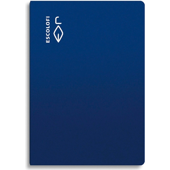 ESCOLOFI PACK 10 CUADERNOS GRAPADOS FOLIO 50 H 70 GR CUADRÍCULA 4X4 MARGEN AZUL image 1