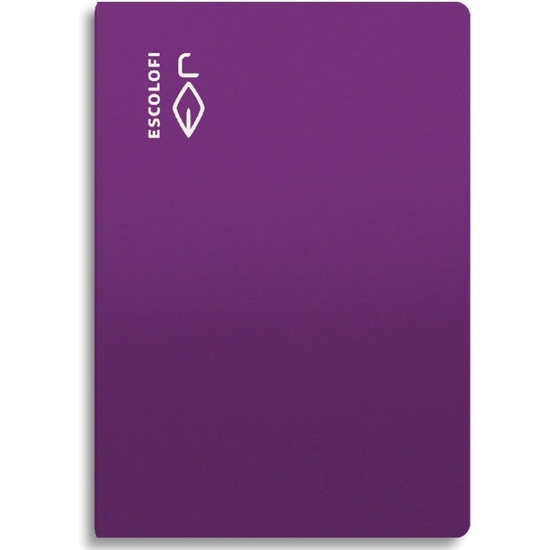 ESCOLOFI PACK 10 CUADERNOS GRAPADOS FOLIO 50 H 70 GR CUADRÍCULA 4X4 MARGEN VIOLETA image 1
