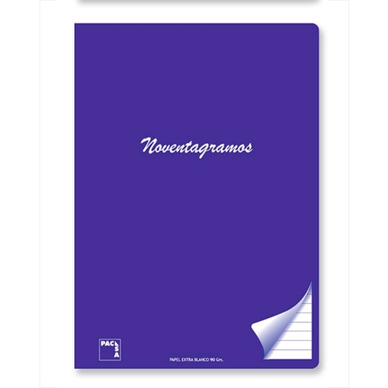 PACK 6 CUADERNO GRAPADO A4 90GR 48 HOJAS CUADRÍCULA 4X4 image 3