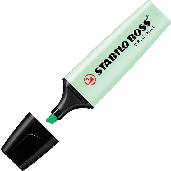 CAJA 10 ROTULADOR FLUORESCENTE STABILO BOSS MENTA PASTEL image 3