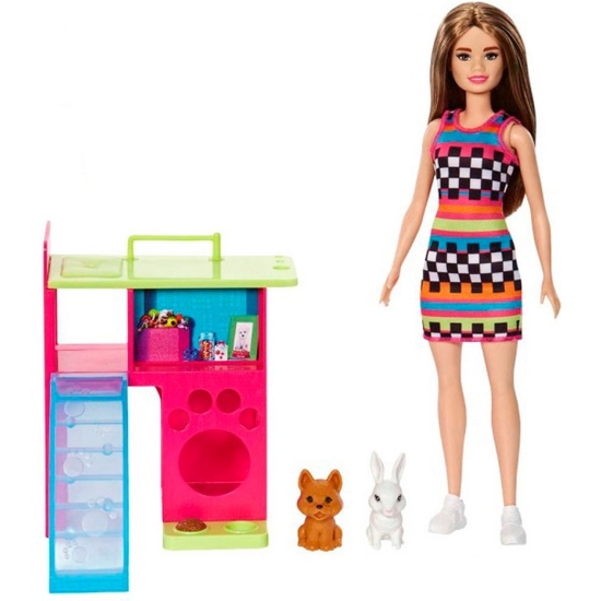 BARBIE MUÑECA AVE CON MASCOTAS image 1