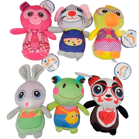 ANIMALITOS PELUCHE SURTIDO 6 MODELOS 20 CM image 1