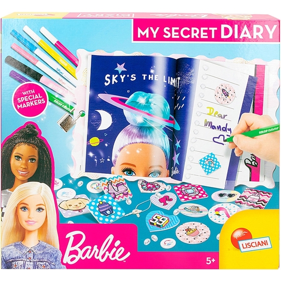 BARBIE MI DIARIO SECRETO CREATIVO. CAJA 29X26X6 image 0