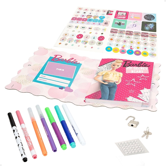 BARBIE MI DIARIO SECRETO CREATIVO. CAJA 29X26X6 image 1
