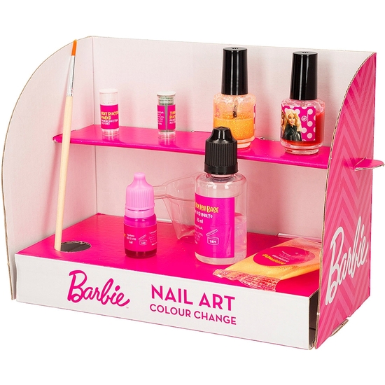 BARBIE ESTUDIO UÑAS DE COLOR. CAJA 20X28X7 image 2