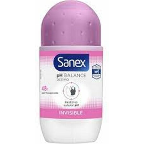 SANEX DESODORANTE ROLL-ON DERMO INVISIBLE 50ML image 0