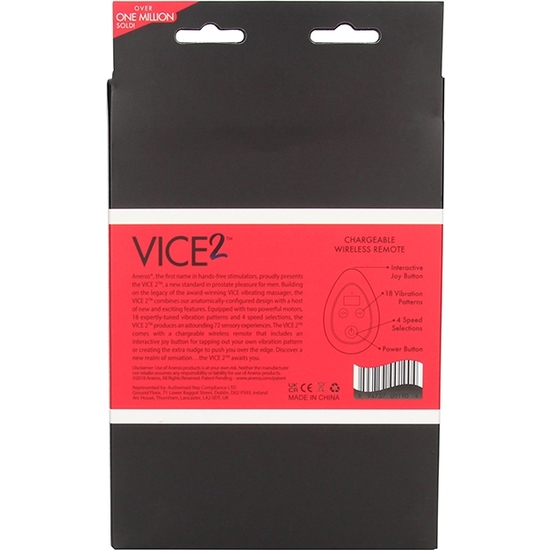 VICE 2 - PROSTATE VIBRATOR - BLACK image 7