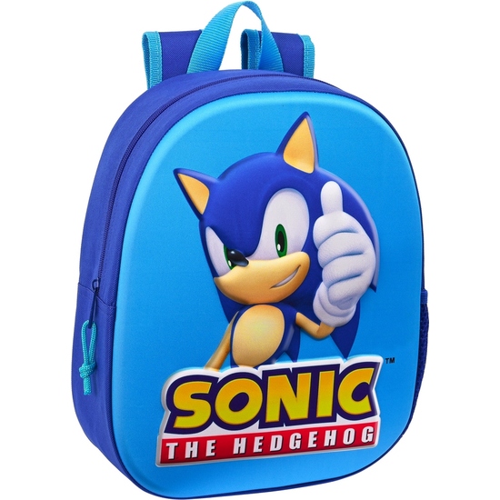 MOCHILA 3D SPEED SONIC THE HEDGEHOG 33CM image 0