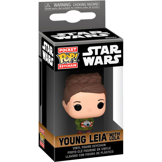 LLAVERO POCKET POP STAR WARS OBI-WAN KENOBI 2 YOUNG LEIA ORGANA image 1