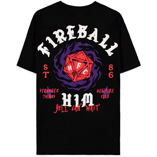 CAMISETA FIREBALL HIM STRANGER THINGS image 1