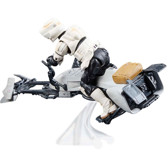 FIGURA SPEEDER BIKE SCOUT TROOPER & GROGU THE MANDALORIAN STAR WARS 9CM image 2