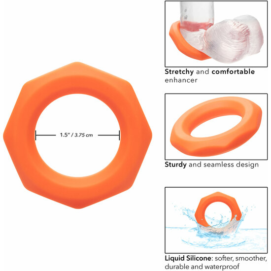 CALEXOTICS - ALPHA SEXAGON RING - ORANGE image 3