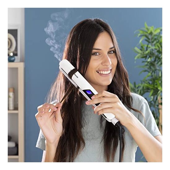 PLANCHA DE PELO CERÁMICA CON VAPOR STEMIO INNOVAGOODS 36 W image 3