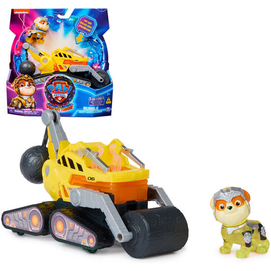 VEHICULO RUBBLE MIGHTY MOVIE PATRULLA CANINA PAW PATROL image 0