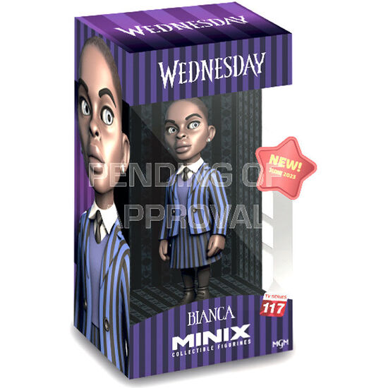 FIGURA MINIX BIANCA ADDAMS WEDNESDAY 12CM image 0