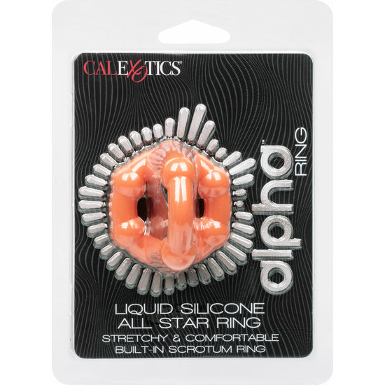 CALEXOTICS - ALPHA ALL STAR RING - ORANGE image 1