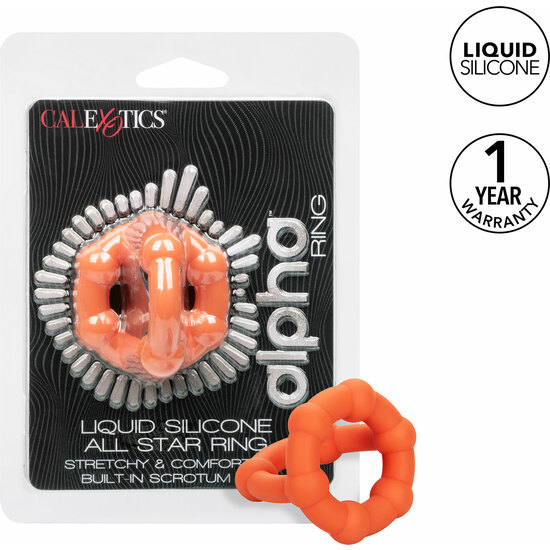 CALEXOTICS - ALPHA ALL STAR RING - ORANGE image 4