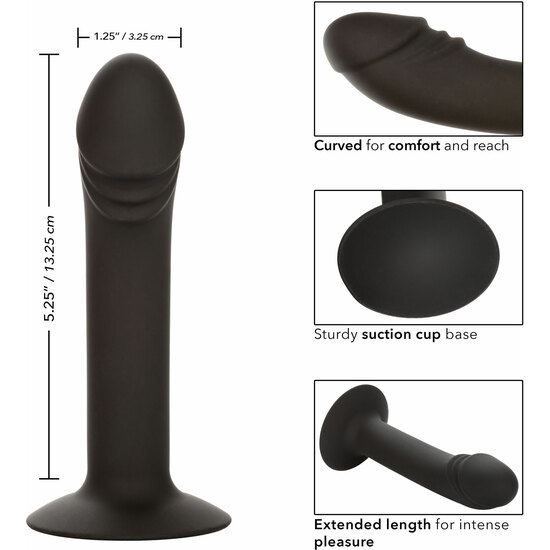 CALEXOTICS - CURVED ANAL STUD - BLACK image 2