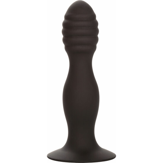 CALEXOTICS - RIBBED ANAL STUD - BLACK image 0