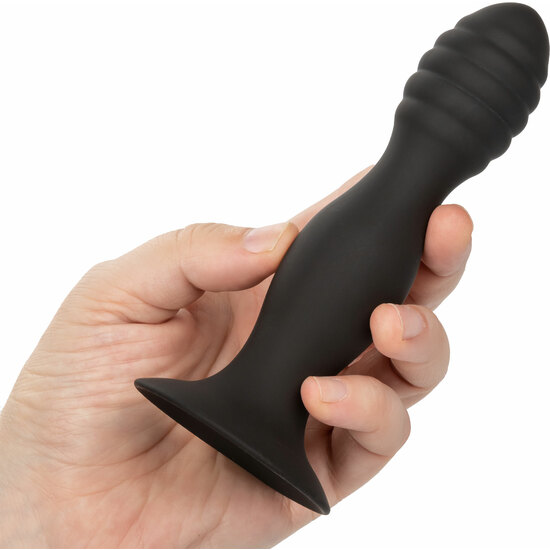 CALEXOTICS - RIBBED ANAL STUD - BLACK image 4