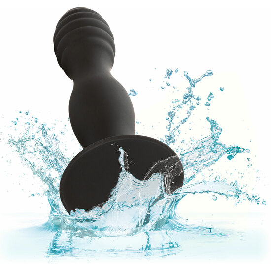 CALEXOTICS - RIBBED ANAL STUD - BLACK image 5