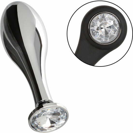 CALEXOTICS - STAR FUCKER TEARDROP PLUG - SILVER image 6