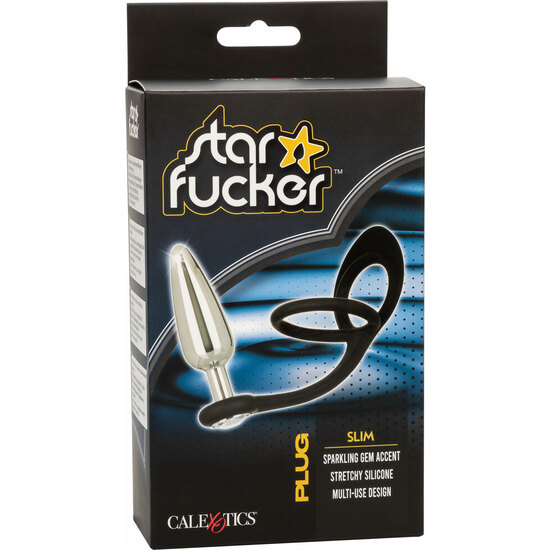 CALEXOTICS - STAR FUCKER SLIM PLUG - SILVER image 1