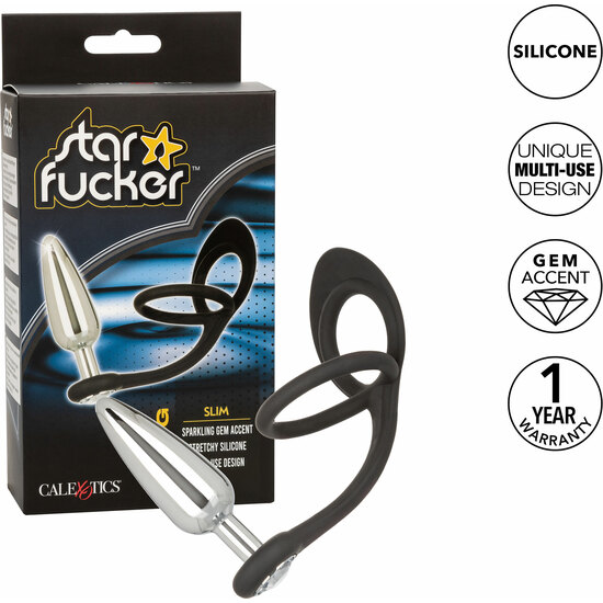 CALEXOTICS - STAR FUCKER SLIM PLUG - SILVER image 5