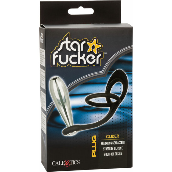 CALEXOTICS - STAR FUCKER GLIDER PLUG - SILVER image 1