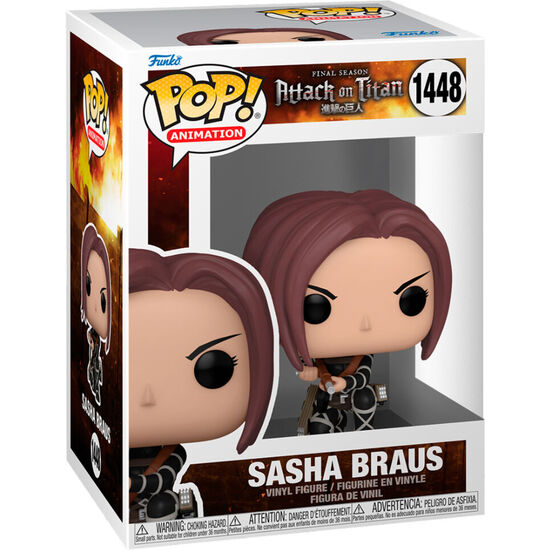 FIGURA POP ATTACK ON TITAN SASHA BRAUS image 1